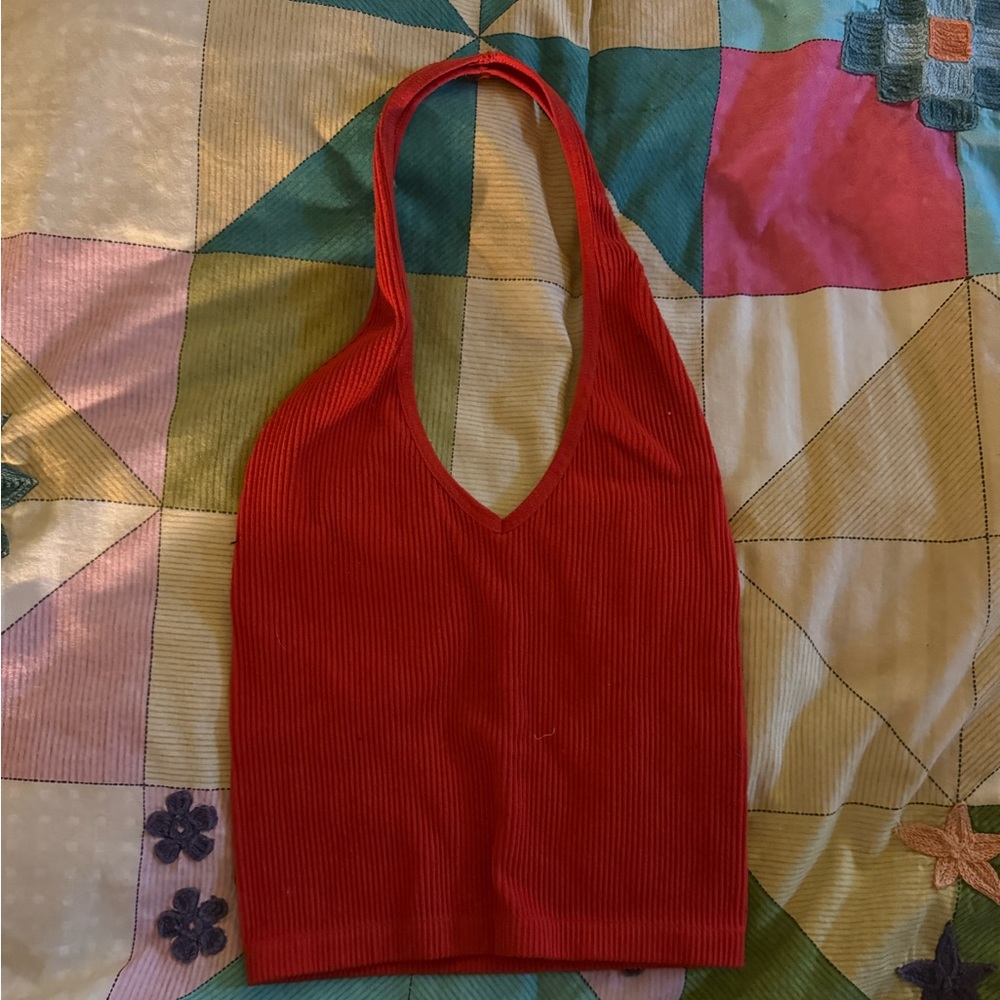 Urban Outfitters red halter